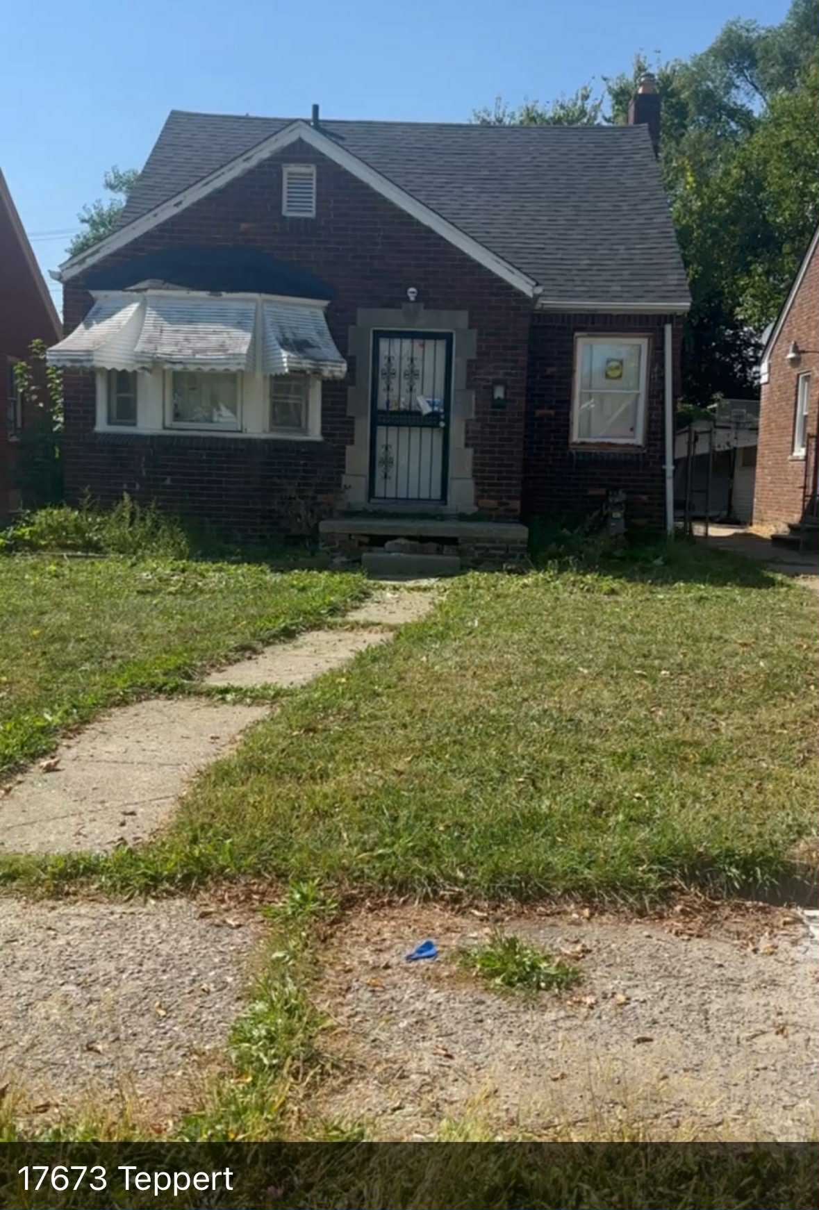 17673 Teppert, Detroit — rehab in progress